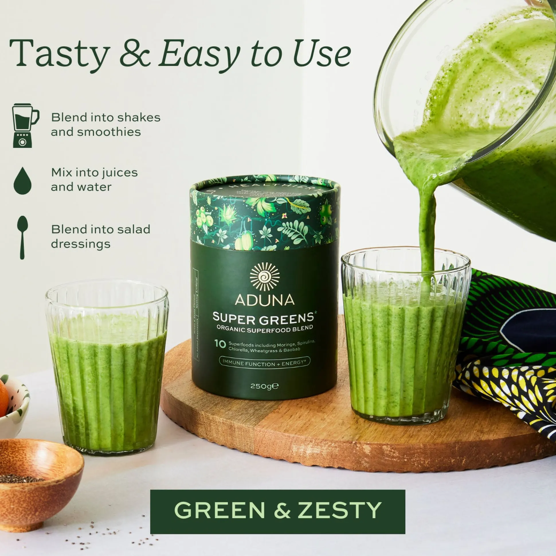 Aduna Advanced Superfood Blend - Super Greens 250g