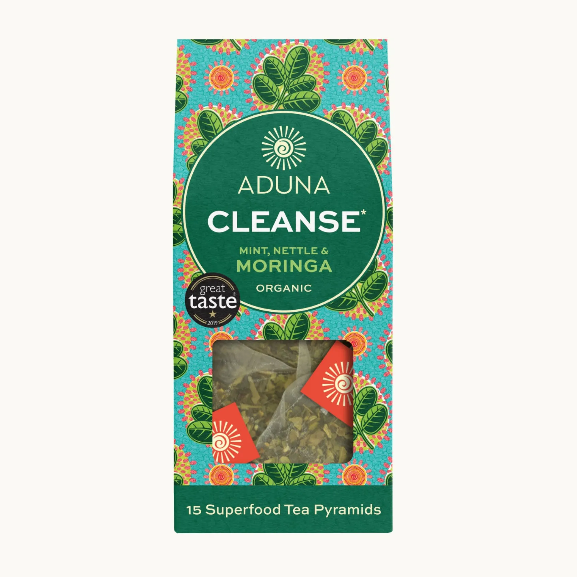 Aduna Cleanse Moringa Tea with Mint & Nettle 15 bags