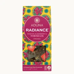Aduna Radiance Hibiscus Tea with Rosehip & Elderberry 15 bags