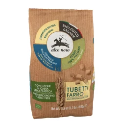 Alce Nero Organic Emmer Wheat Tubetti 500g