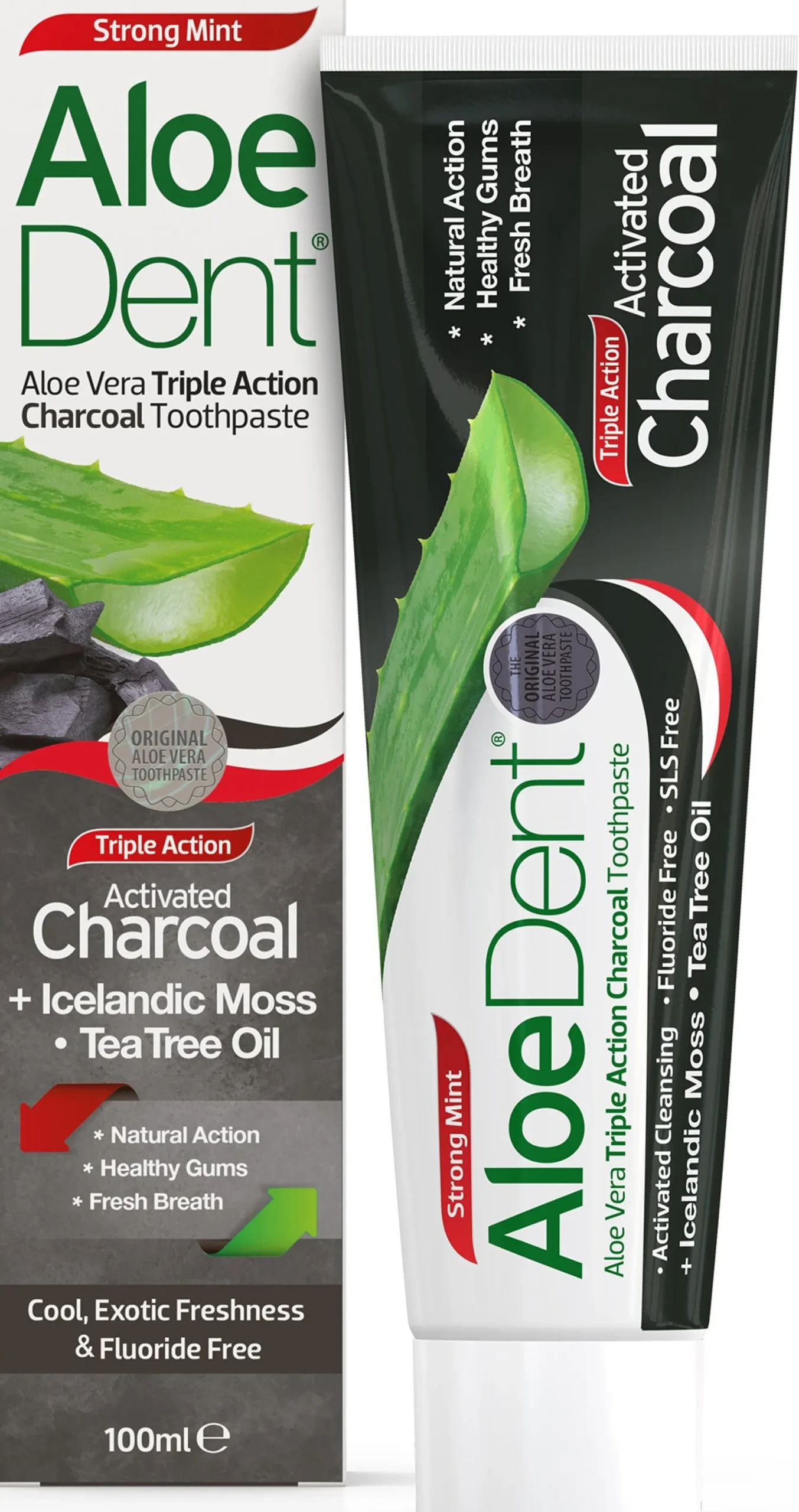 Aloedent Charcoal Toothpaste 100ml