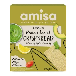 Amisa Protein Lentil Crispbread 100g