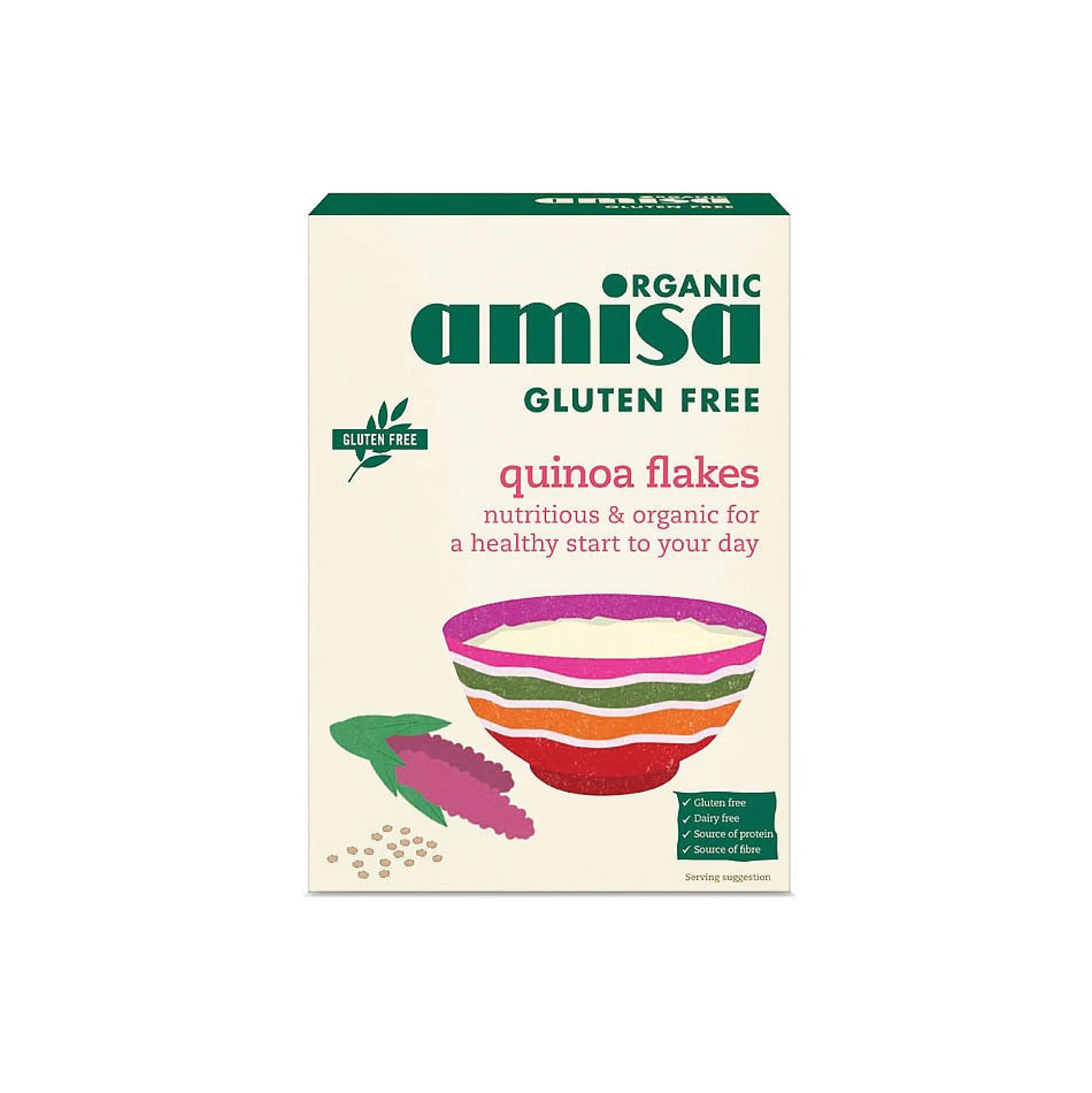 Amisa Quinoa Flakes Organic ~ Gluten Free 400g