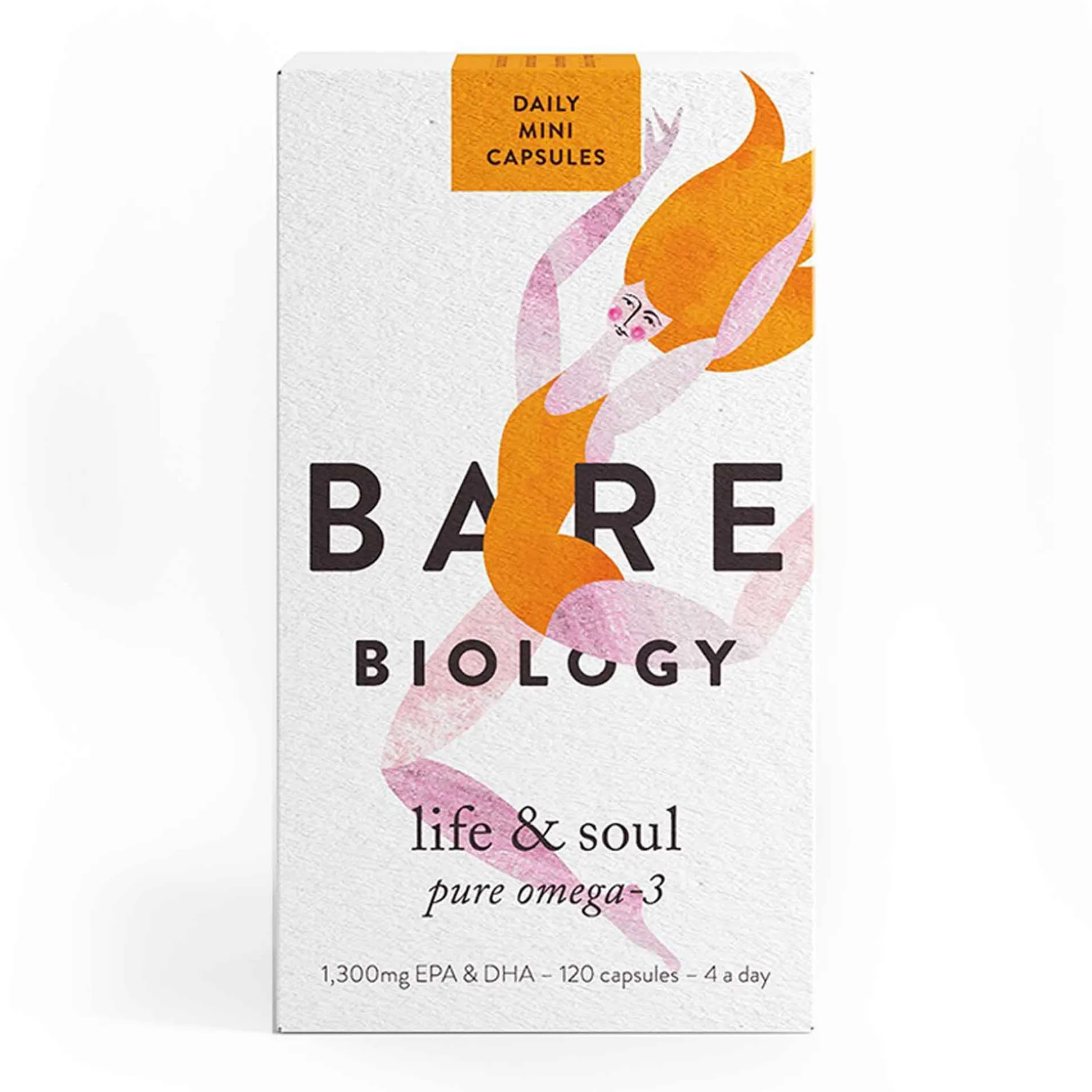 Bare Biology Life & Soul Pure Omega-3 120 Caps