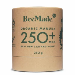 BeeMade Organic New Zealand Manuka Honey MGO 250+ 250g