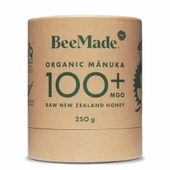 BeeMade Organic New Zealand Manuka Honey MGO 100+ 250g