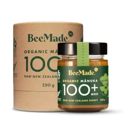 BeeMade Organic New Zealand Manuka Honey MGO 100+ 250g