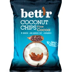 Bett’r Coconut Chips Fine Cocoa 40g