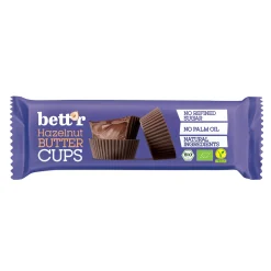 Bett’r Nut Butter Cups with Hazelnut Cream 39g