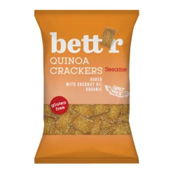 Bett’r Quinoa Crackers Sesame 100g