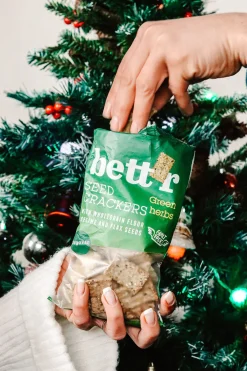 Bett’r Seed Crackers Green Herbs 150g