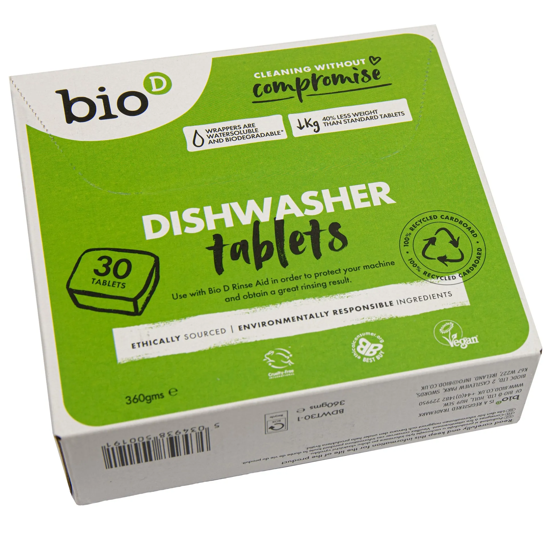 Bio-D Dishwasher Tablets 30 tabs