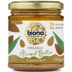 Biona Almond Butter Smooth Organic 170g