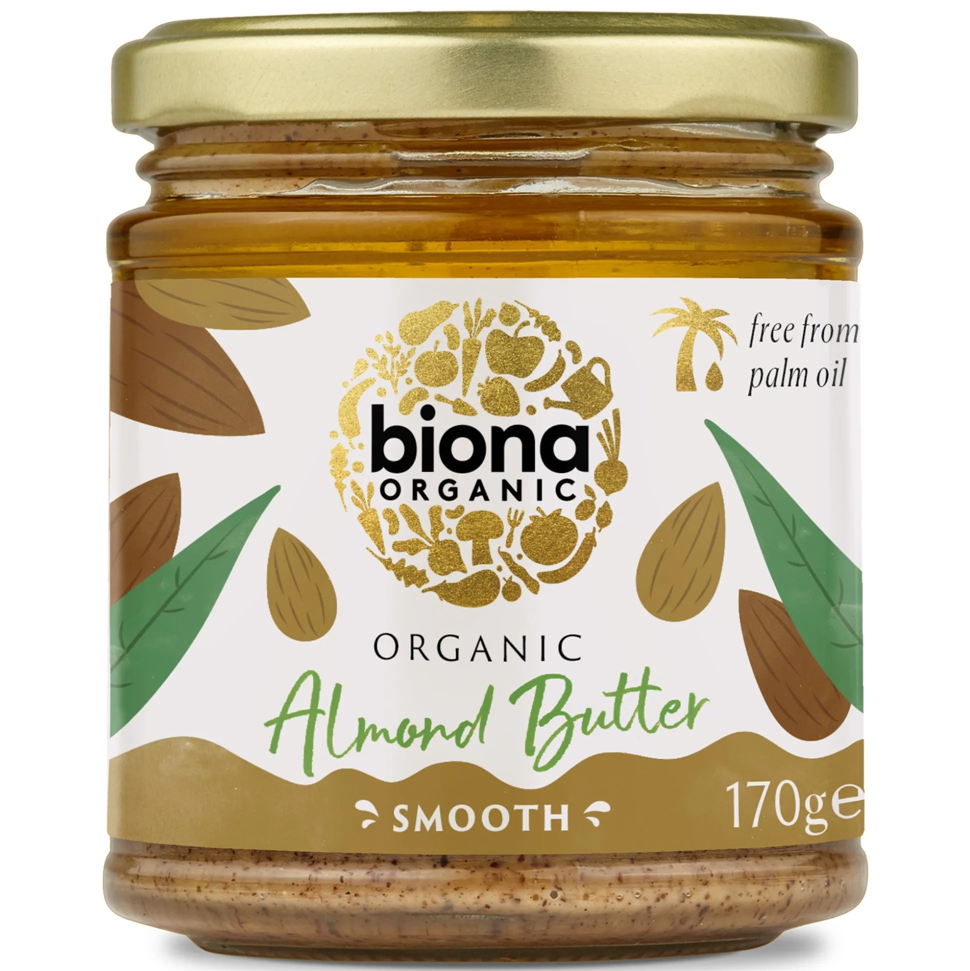 Biona Almond Butter Smooth Organic 170g