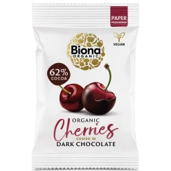 Biona Dark Chocolate Cherries Organic 45g