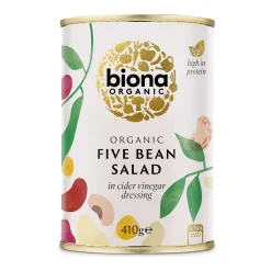 Biona Five Bean Salad in Vinaigrette Dressing 410g