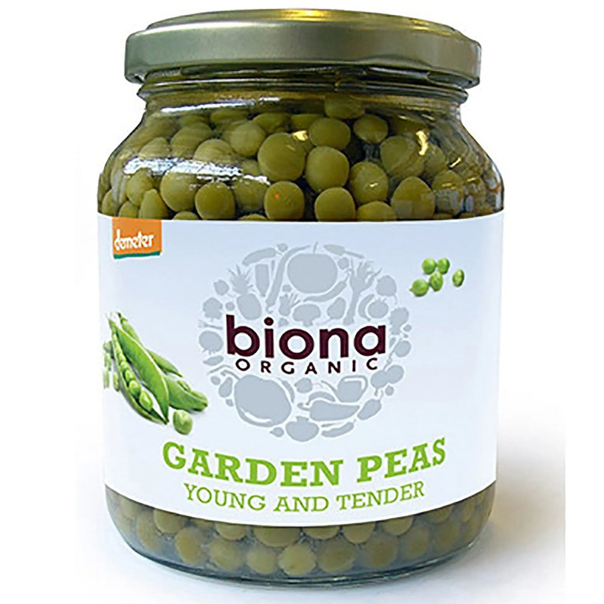 Biona Garden Peas 350g