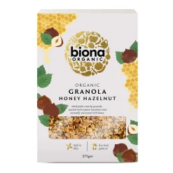 Biona Honey & Hazel Crunchy 375g