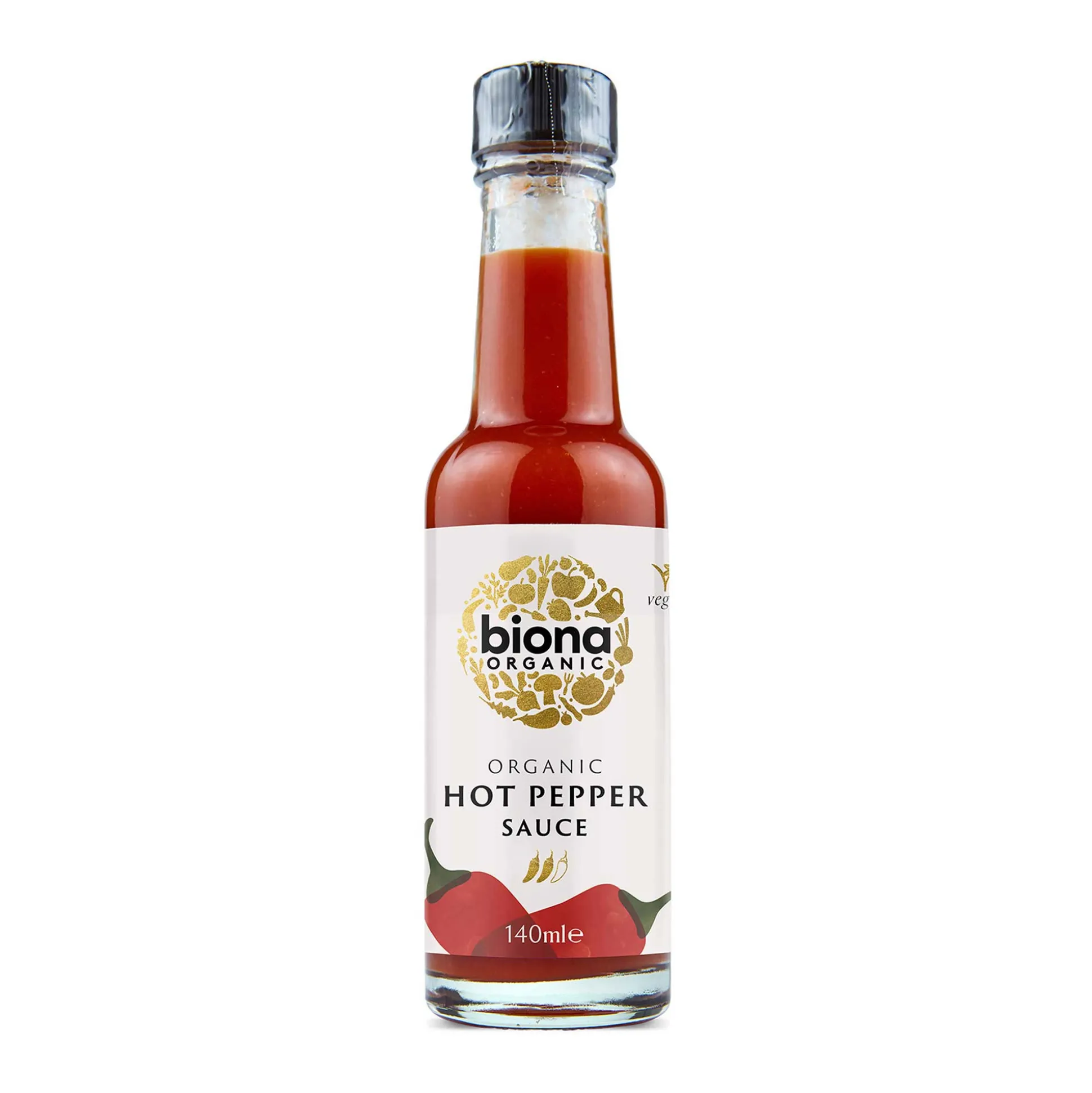 Biona Hot Pepper Sauce 140ml