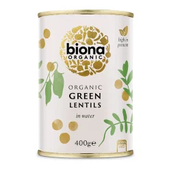 Biona Lentils Green Large 400g