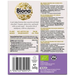 Biona Organic Dark Chocolate Brownie Bar Multipack 120g