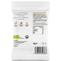 Biona Organic Dark Chocolate Coated Raspberries 45g