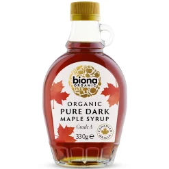 Biona Organic Pure Maple Syrup Dark Grade A 330g
