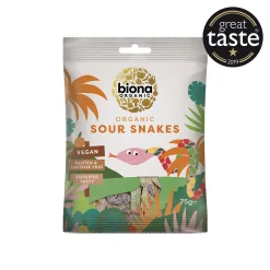Biona Sour Snakes Gums 75g