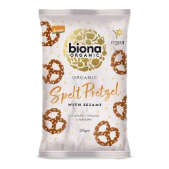 Biona Spelt Sesame Pretzel 125g