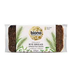 Biona Vitality Rye Bread - Sprouted Seeds 500g