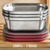 Black+Blum Microwavable Steel Food Box - Large 1.2L