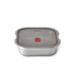 Black+Blum Microwavable Steel Food Box Square - Small 1.1L
