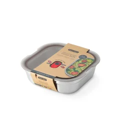 Black+Blum Microwavable Steel Food Box Square - Small 1.1L