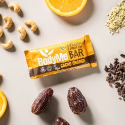 BodyMe Organic Cacao Orange Vegan Protein Bar 60g