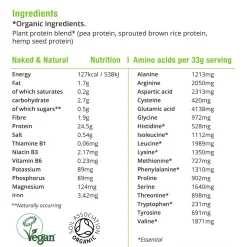 BodyMe Organic NAKED Protein Powder 500g