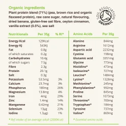 BodyMe Organic Vanilla Protein Shake 70g