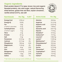 BodyMe Organic Vanilla Protein Shake 525g