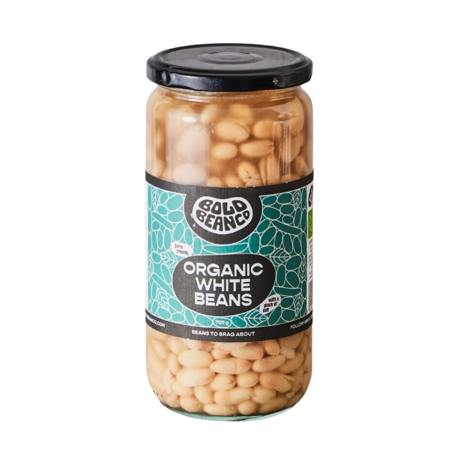 Bold Bean Queen Organic White Beans 570g