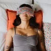 Clarity Blend Aromatherapy Relaxation Eye Pillow Green Garden Pattern 200g