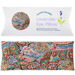 Clarity Blend Aromatherapy Relaxation Eye Pillow Green Garden Pattern 200g