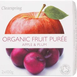 Clearspring Apple Plum Puree 200g