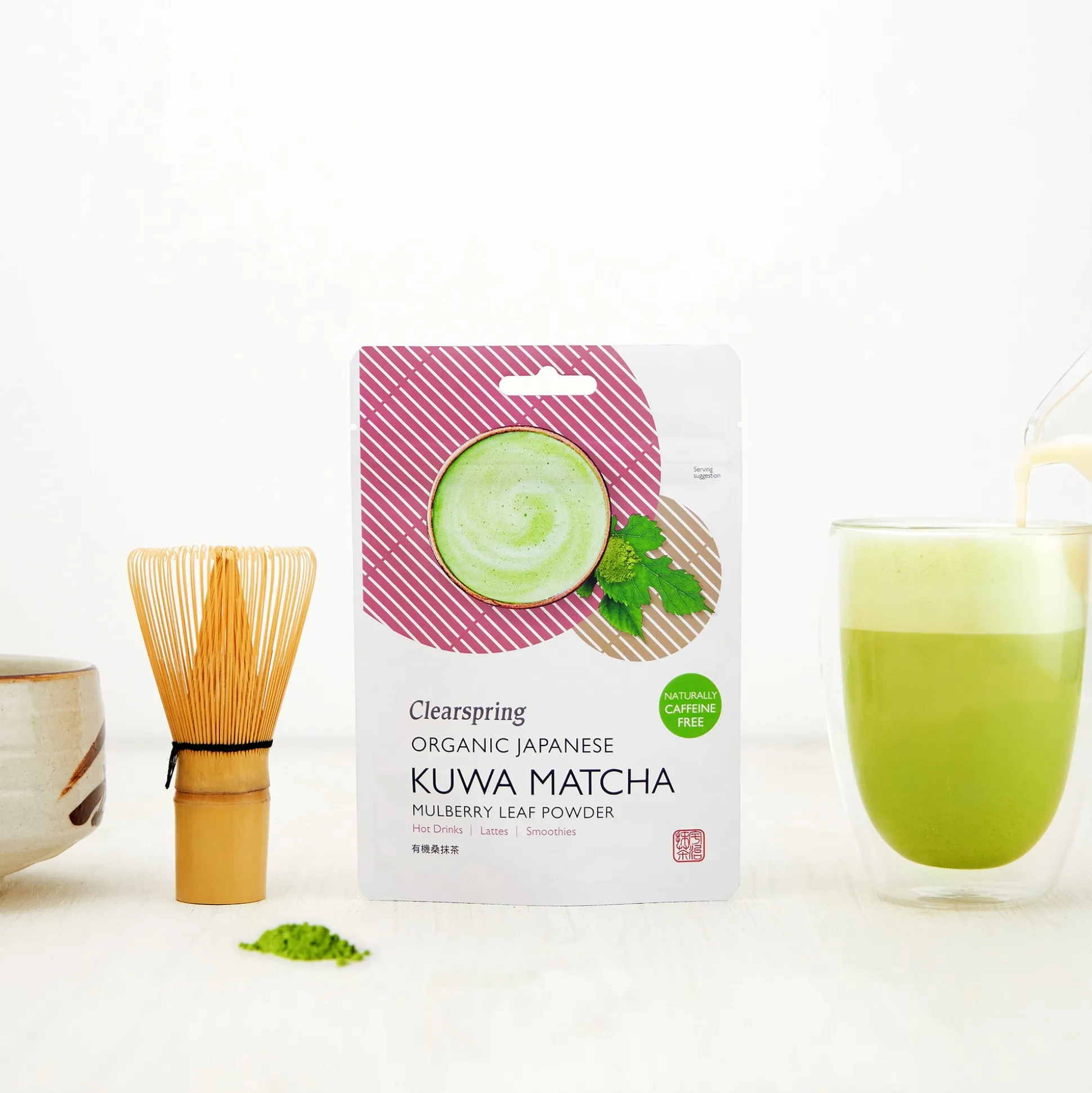 Clearspring Organic Japanese Kuwa Matcha - Mulberry Leaf Powder 40g