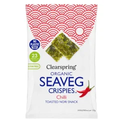 Clearspring Seaveg Crispies Chilli 4g