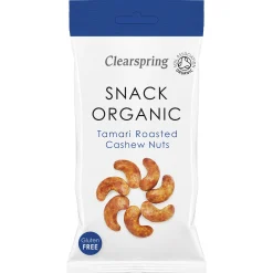 Clearspring Tamari Roasted Cashew Nuts 30g