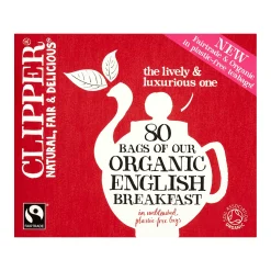 Clipper Fair Trade English Breakfast Tea Bags 80 bags