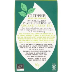 Clipper Fair Trade Green Tea 40 bags