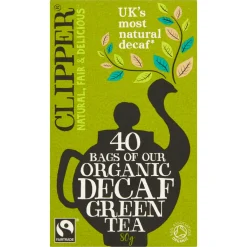 Clipper Fair Trade Green Tea Decaf 40 bags