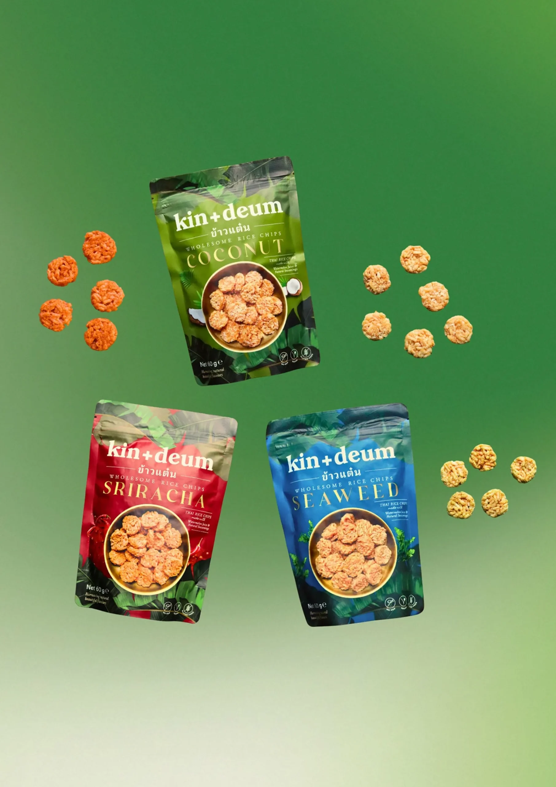 Coconut Wholesome Rice Chips 60g