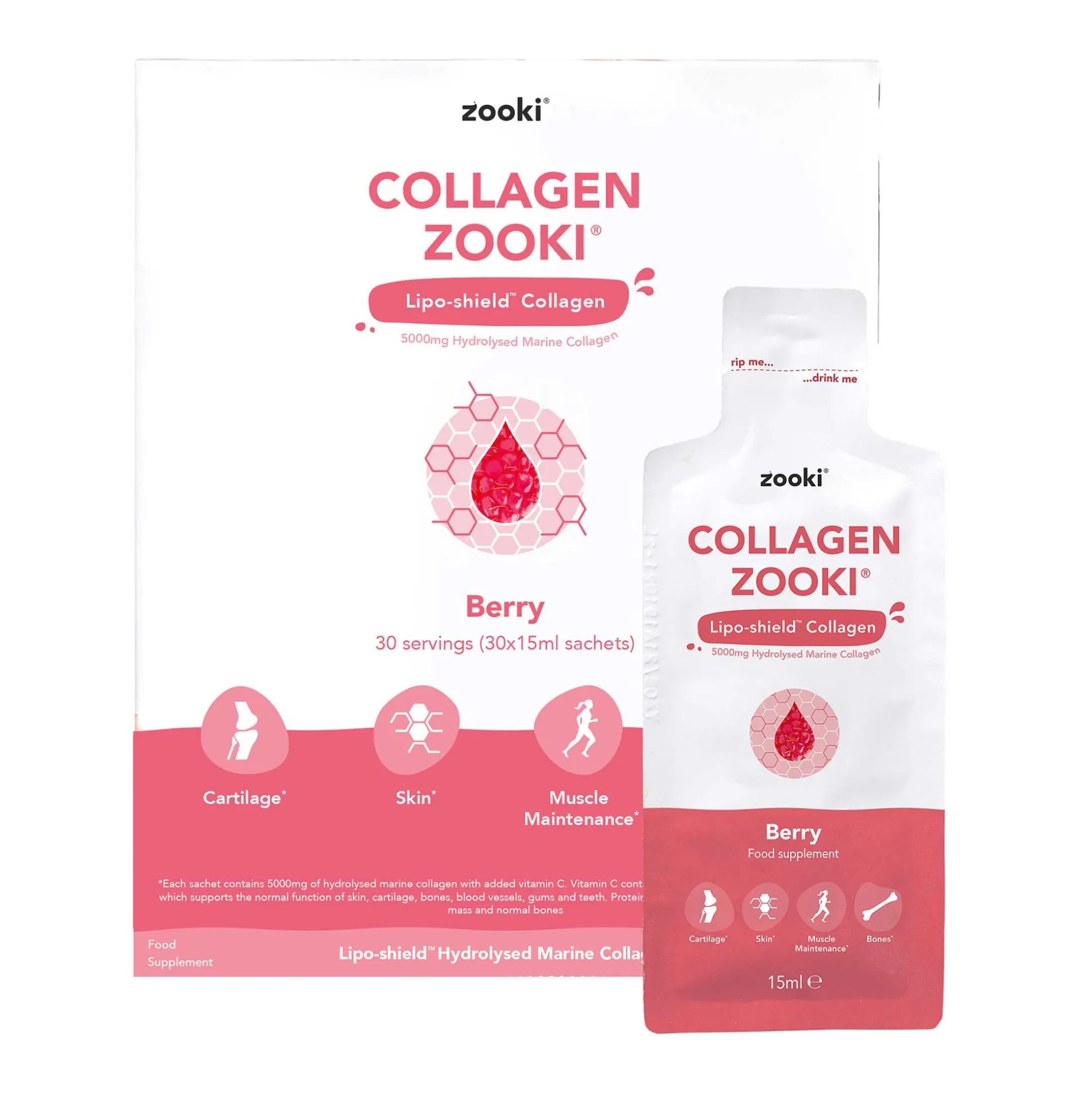 Collagen Zooki Berry 14x15ml