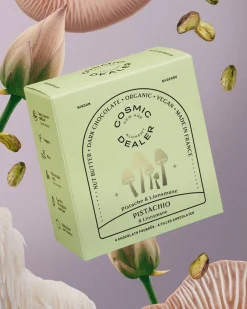 Cosmic Dealer Box Pistachio & Lion's Mane Nut Butter Chocolate 80g